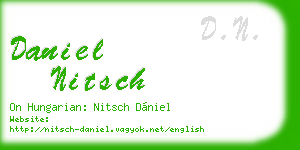 daniel nitsch business card